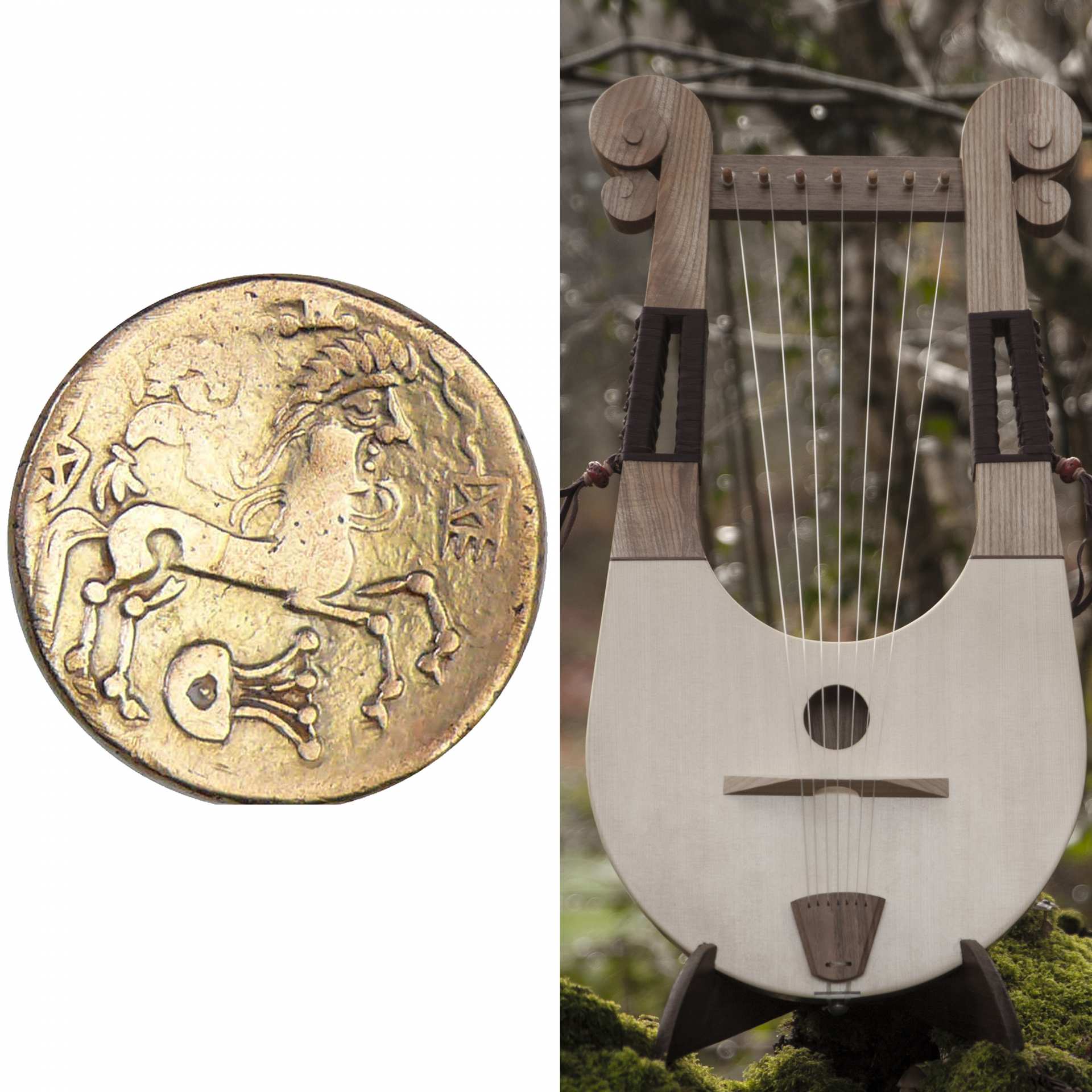 Lyre de Kravik Lyre Viking viking instrument nordic lyre